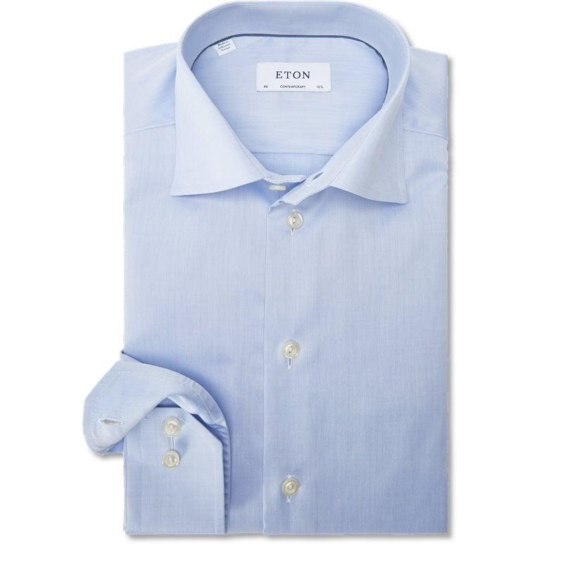 Eton 3000 Signature Twill Dress Skjorte - Ikonisk Stil