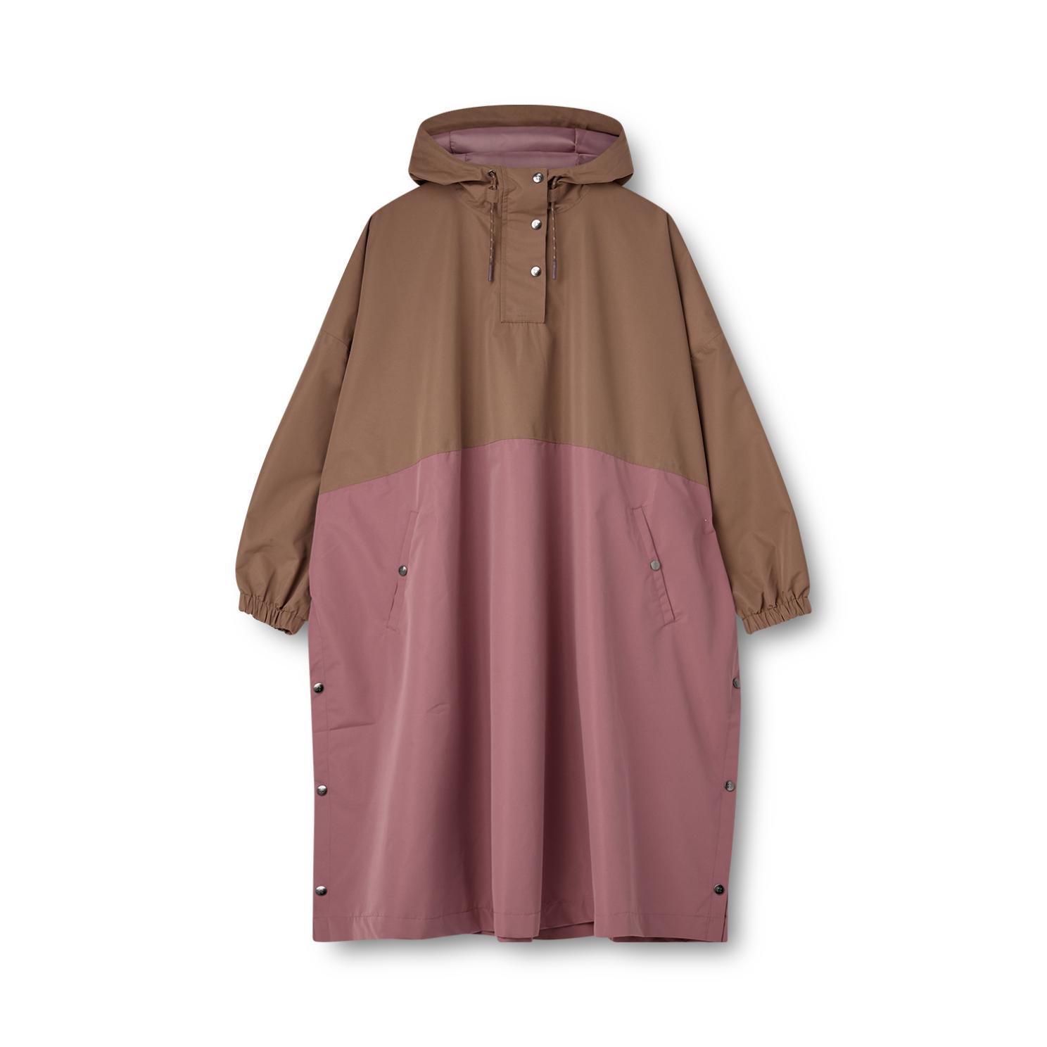 Ava Poncho til Damer - Regnjakke Deco Rose