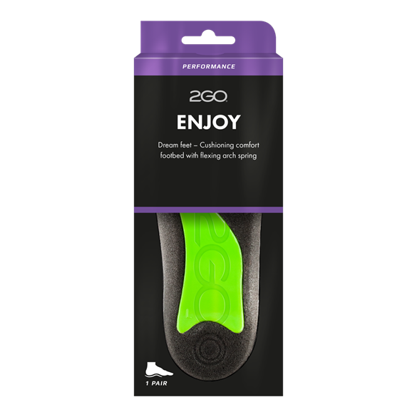 2go Enjoy Dream Feet Støttesål til Svang og Hæl