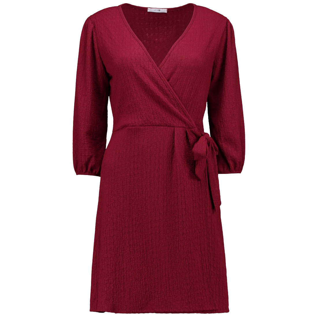 Hailys Slå-Om Kjole i Rudy Red - Elegant Design!