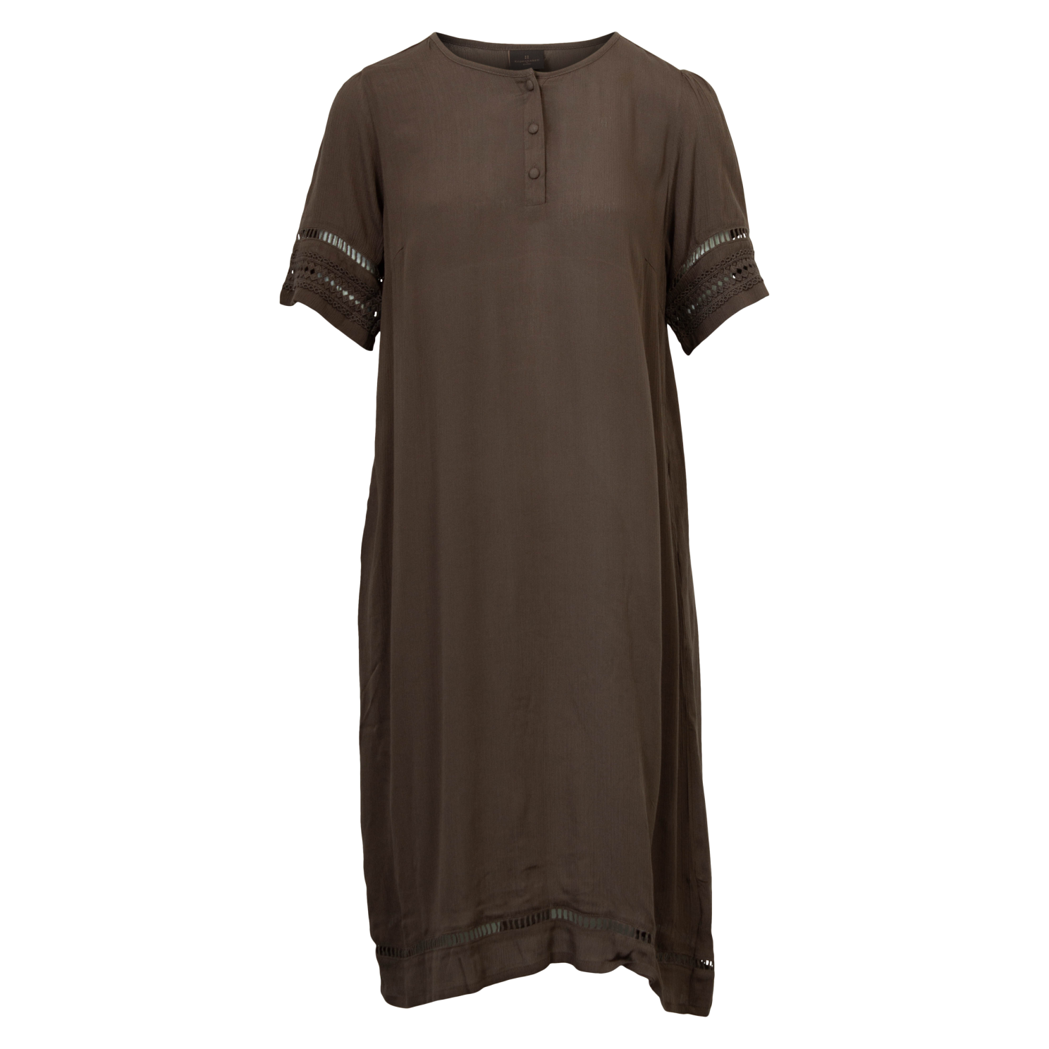 Bea Dame Tunika i Morel Brown - Elegant Design