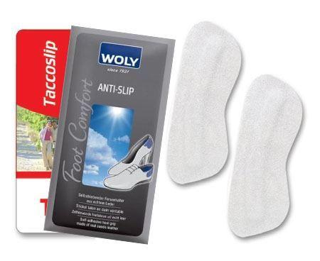 Anti-Slip Ruskinds Hælpude til Hæle - Grå eller Sort