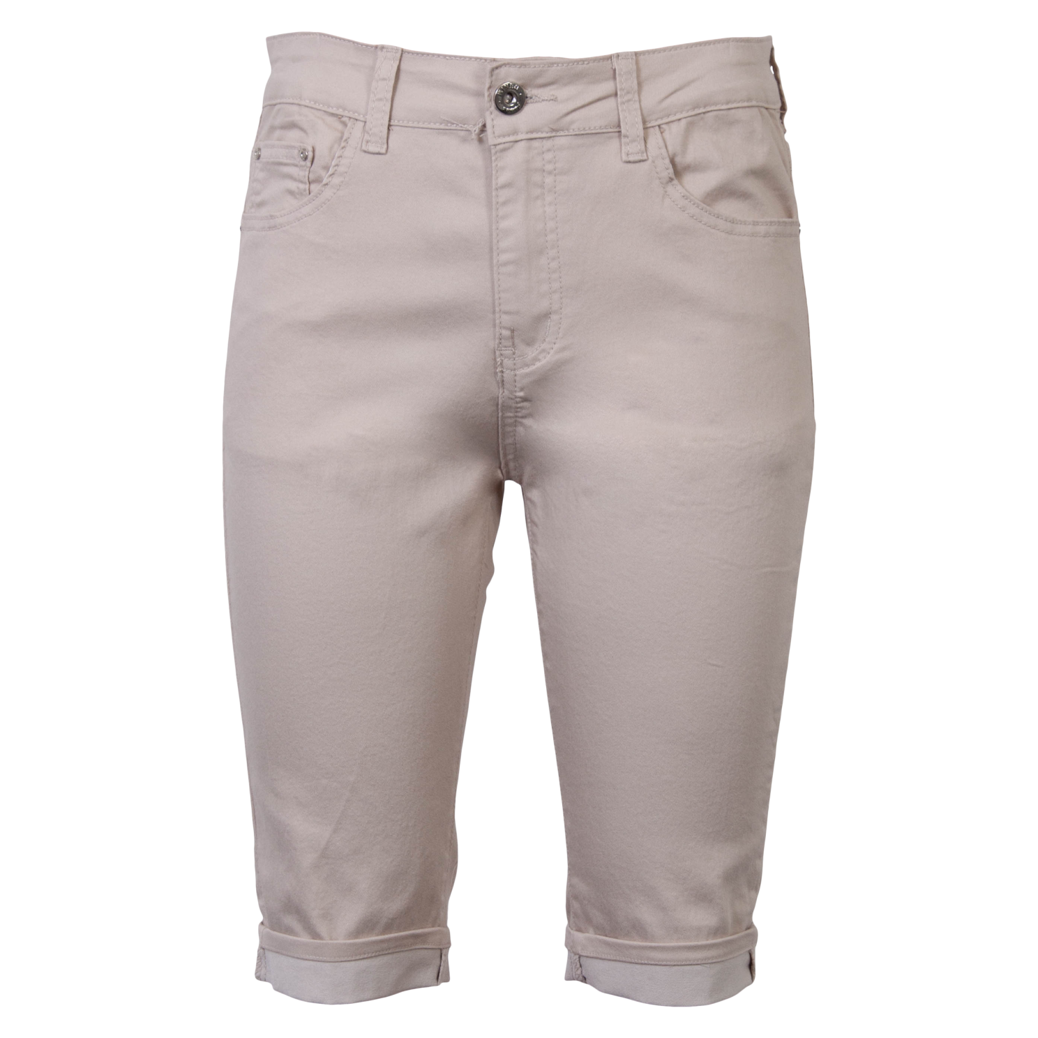 Beige Dame Shorts fra BS Jeans - Komfortable og Stilige