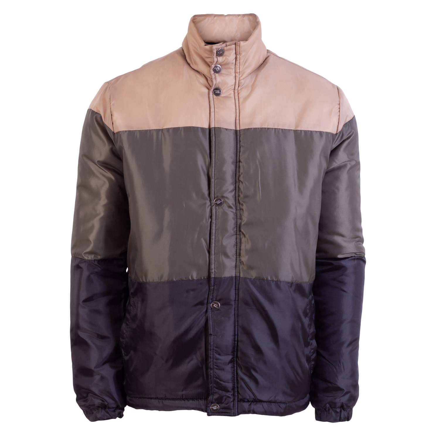 Flerfarvet herre jakke fra Denim Project - perfekt til vinter!