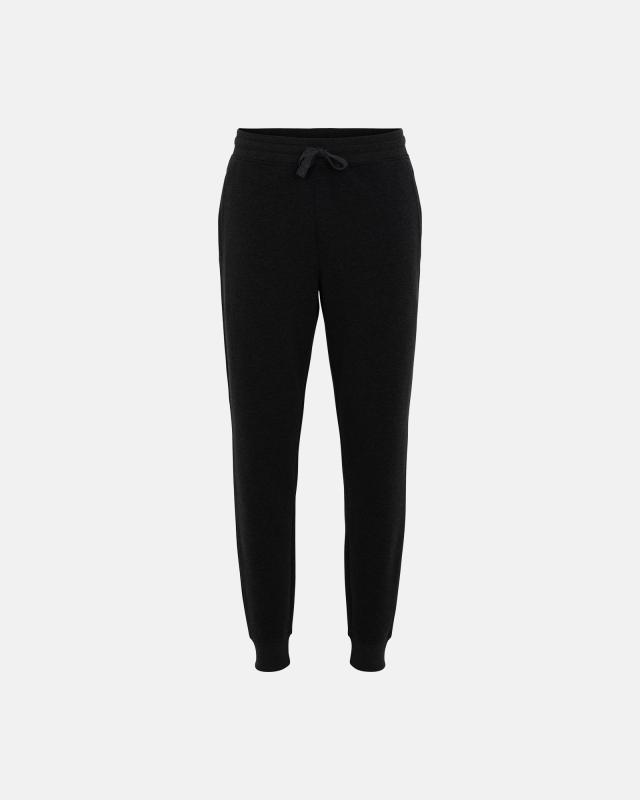 Bløde sweatpants i genanvendt polyester - Sort fra Claudio