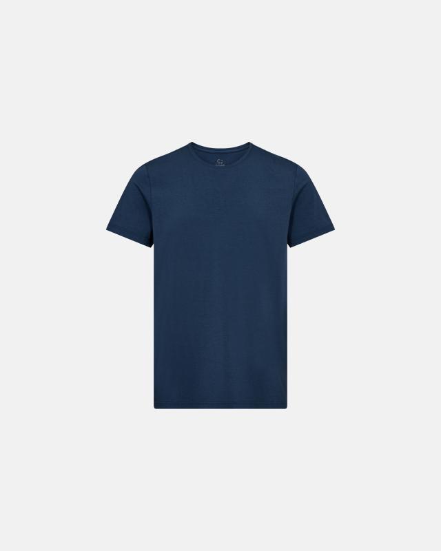 Bæredygtig Blå T-shirt i Bambusviskose fra Dovre