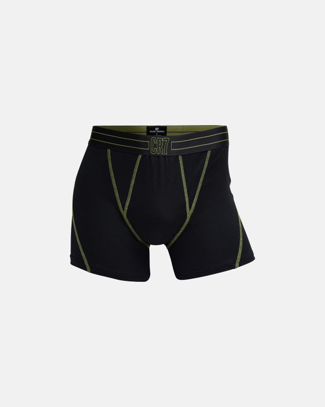 CR7 Mesh Mikrofiber Tights til Mænd - Sort Fashion Stil