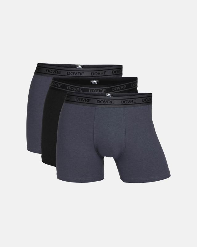 Bambus Tights 3-Pak i Grå | Komfort og Kvalitet