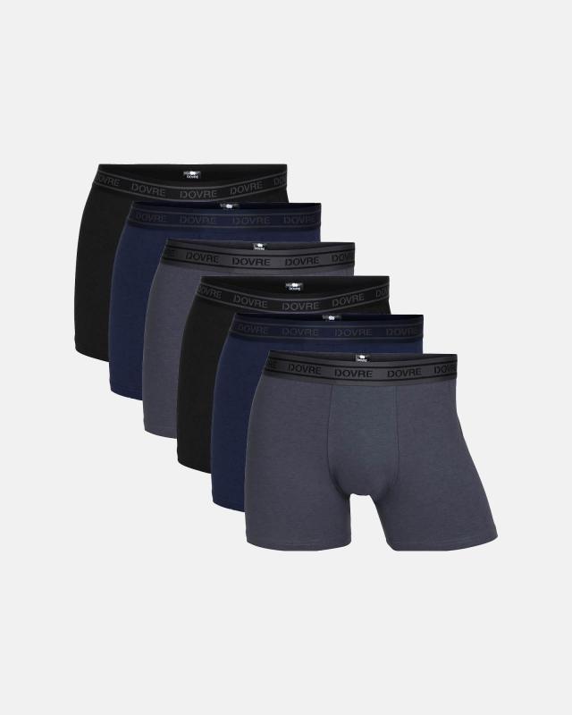 6-pak Tights i Bambusviskose - Multifarvet fra Dovre