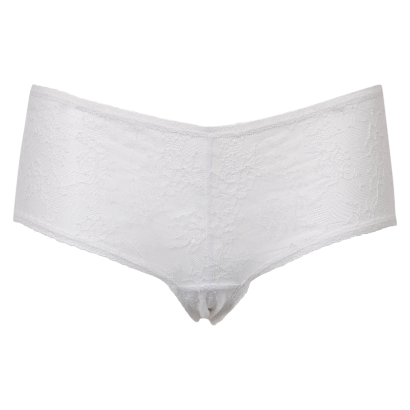 Lulu's Drawer Leah Dame Trusser - Hvide Hipster Trusser