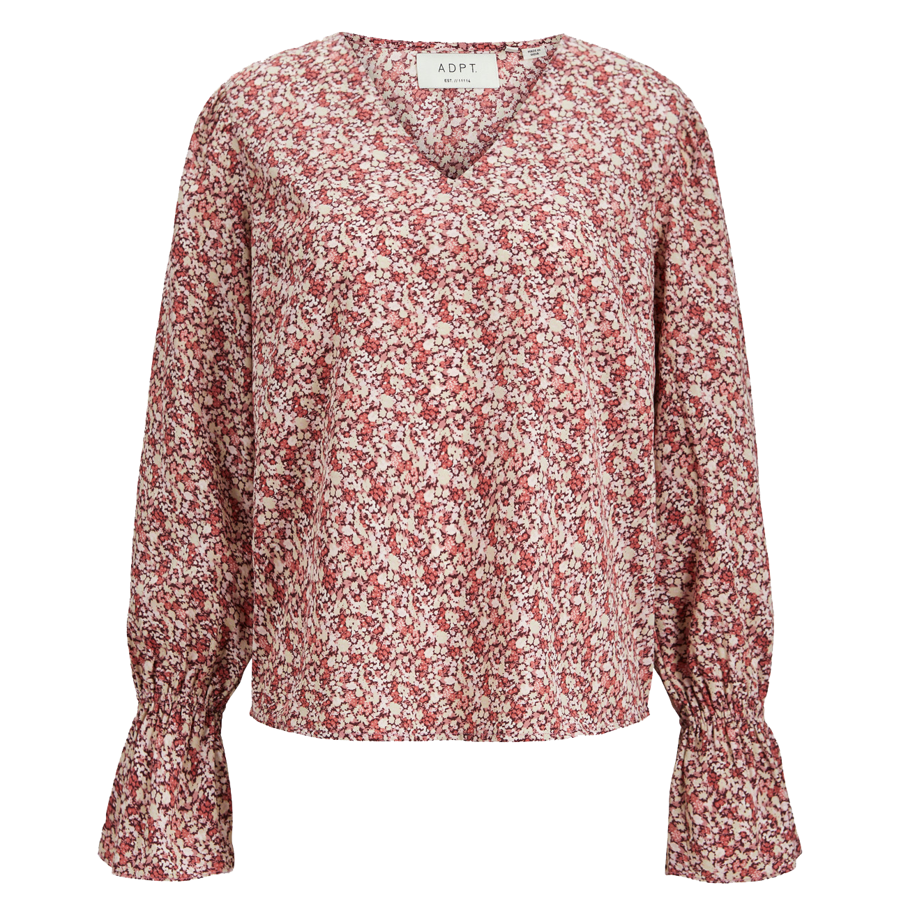 Dame Bluse med Blomsterprint - Deco Rose 2xl
