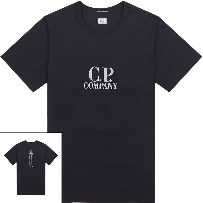 C.P. Company Broderet Sømand T-shirt til Hverdagsbrug