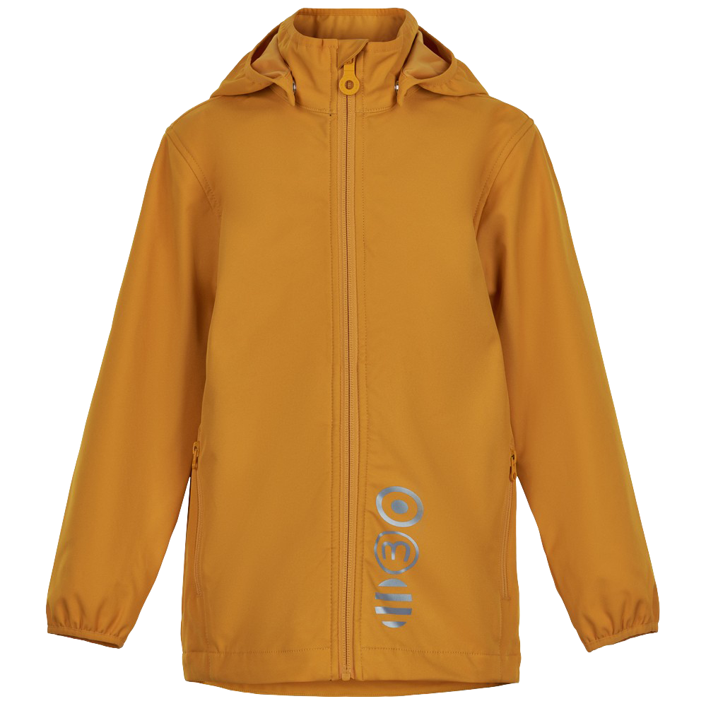 Børne Softshell Jakke   Golden Orange   140 fra Minymo