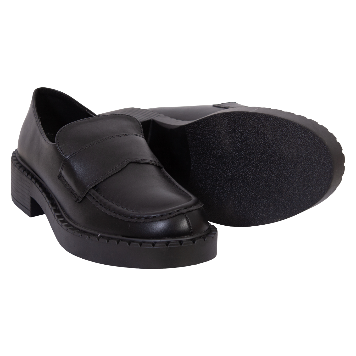 Dame Loafers i Sort fra Ideal Shoes - Smart og Komfortabel