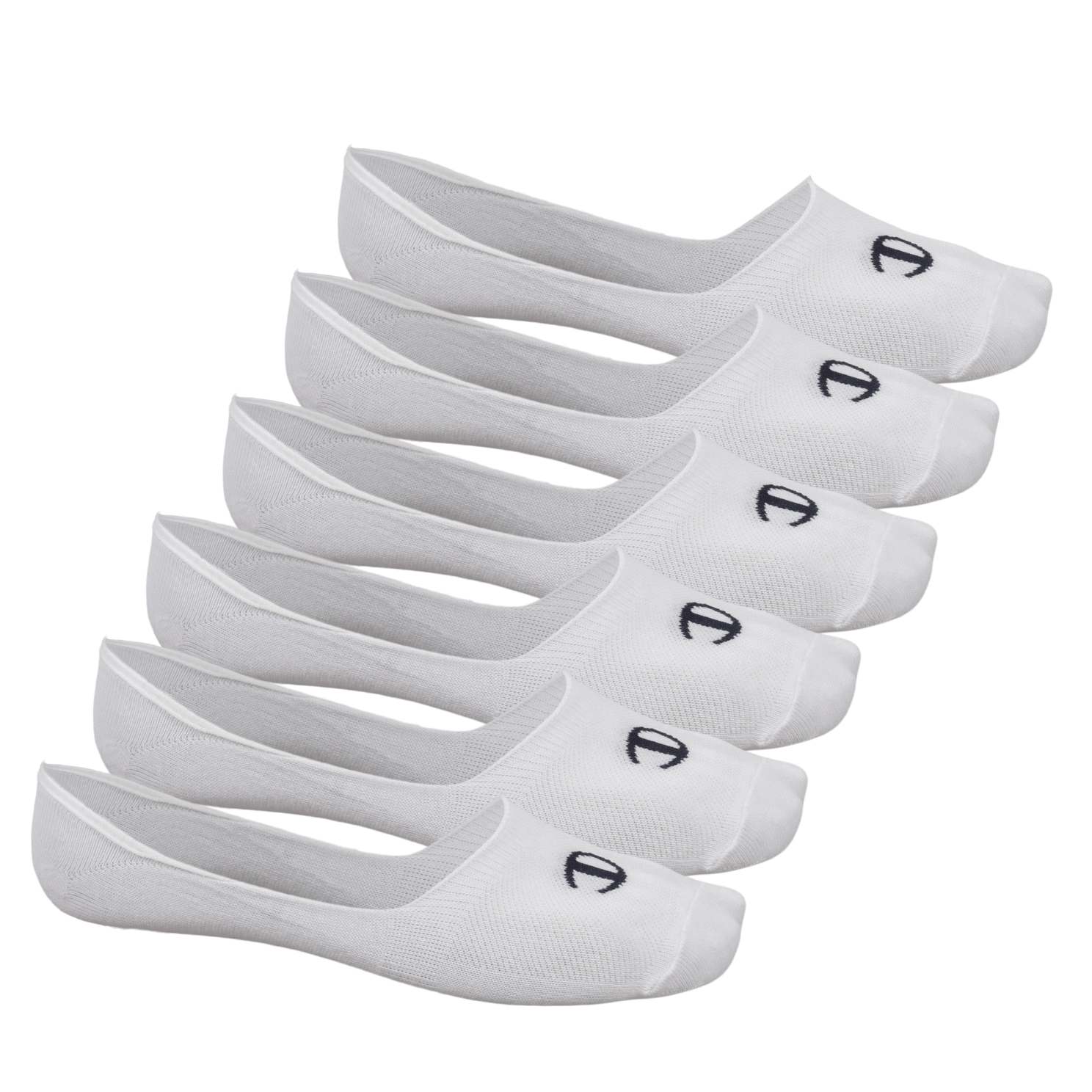 Champion Unisex Sneakers Strømper 6-Pak i Hvid, Grå og Sort
