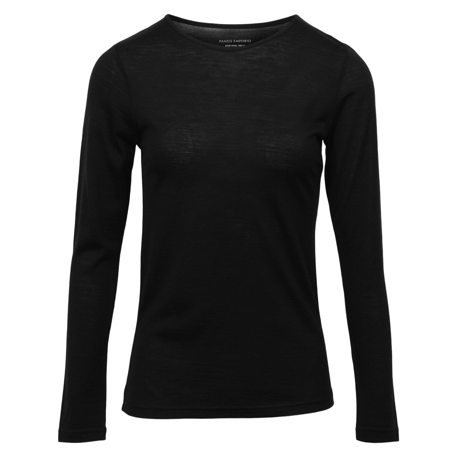 Dame Skiundertrøje i Merinouldmix - Black fra Panos Emporio
