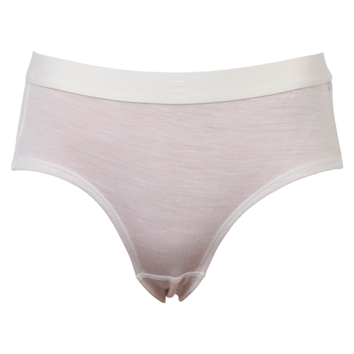 Bløde dame trusser i merinouldmix - Offwhite tilbud
