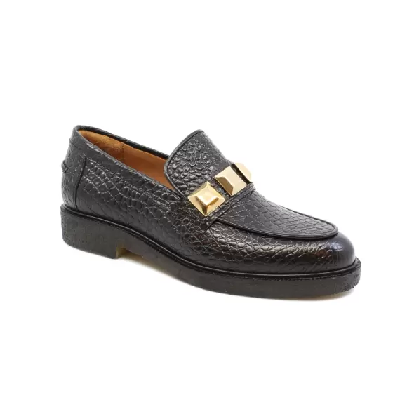 Billi Bi A3007 10 Sandaler med Læderlook og Guldnitter