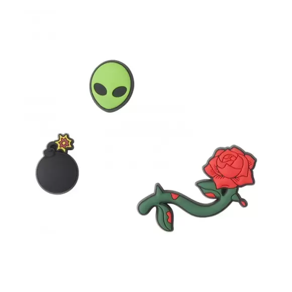 Bomb Alien Jibbitz til Crocs - Quirky Charms!