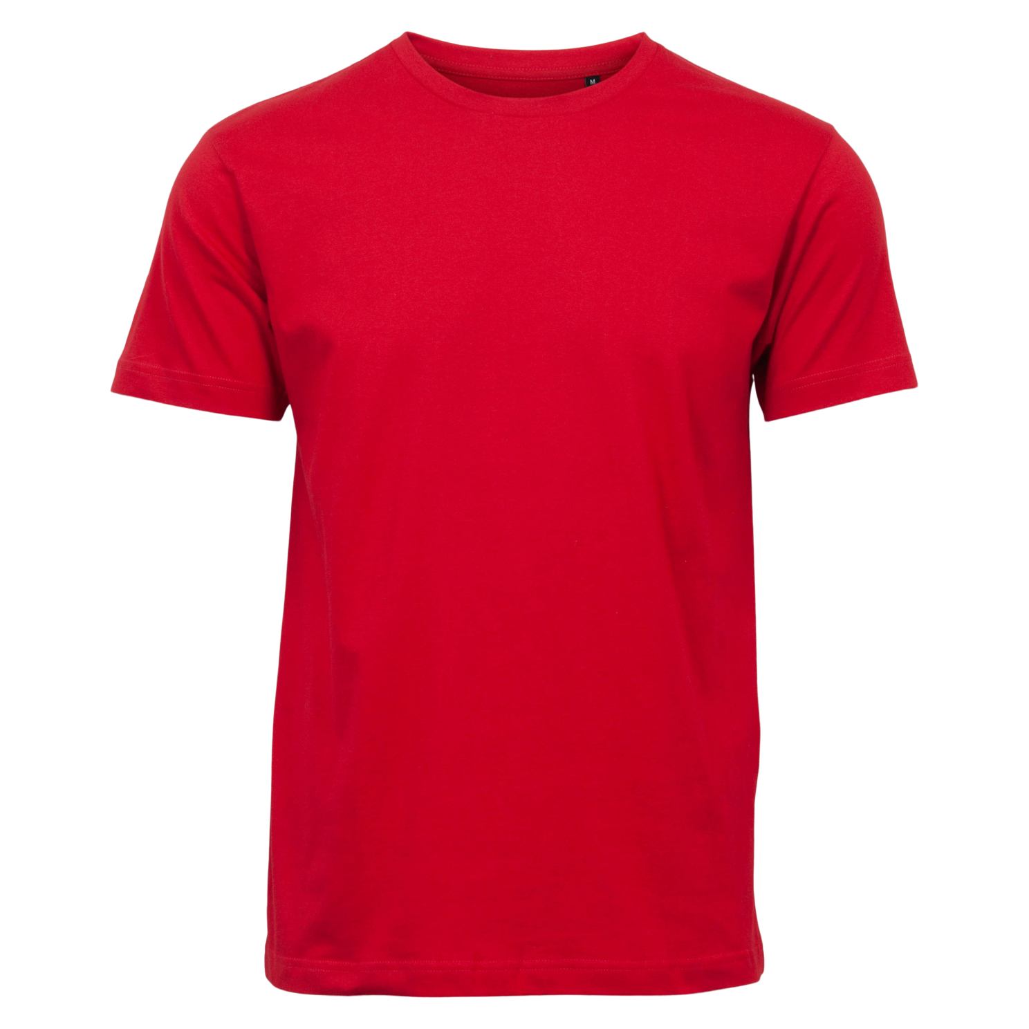 Rød T-shirt til mænd - Komfortabel og blød basis tee