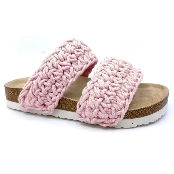 Børnesandaler i pink fra Pepper - 22V3283 på tilbud!