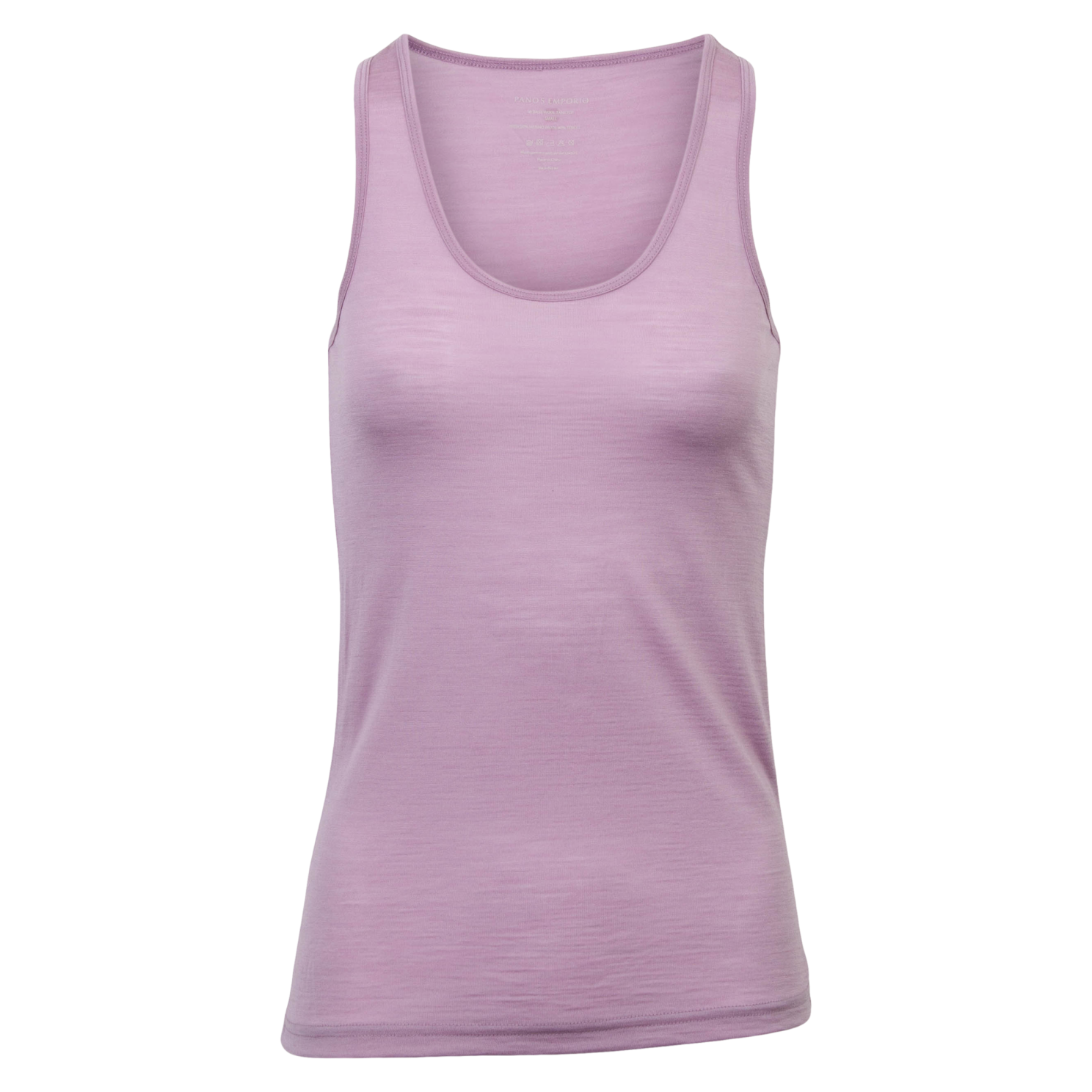 Dame Tanktop I Merinouldmix   Pink Dawn    fra Panos Emporio