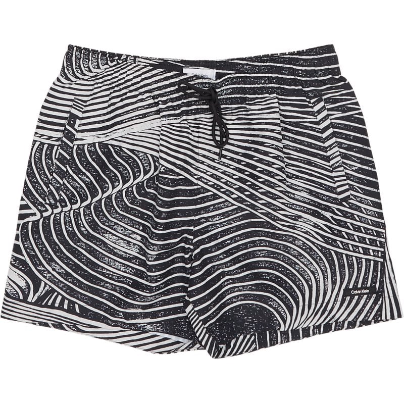 Km01173gl Medium Drawstring Placed Print Shorts fra Calvin Klein