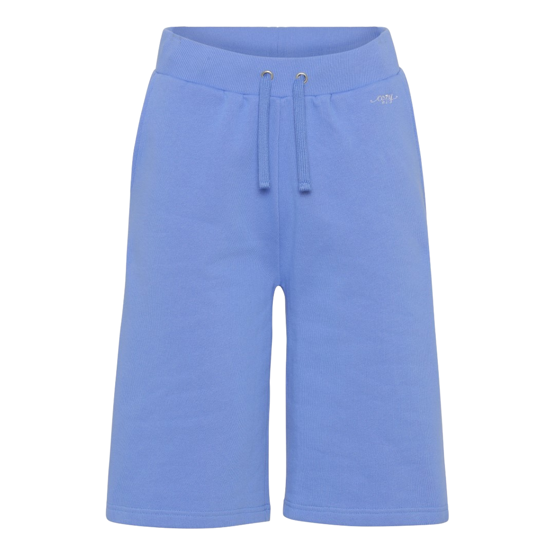 Dame Shorts I økologisk Bomuld   Provence Blue    fra Cozy By Jz