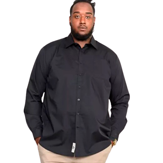 Corbin Herre Skjorte Plus Size   Black   4 fra D5555