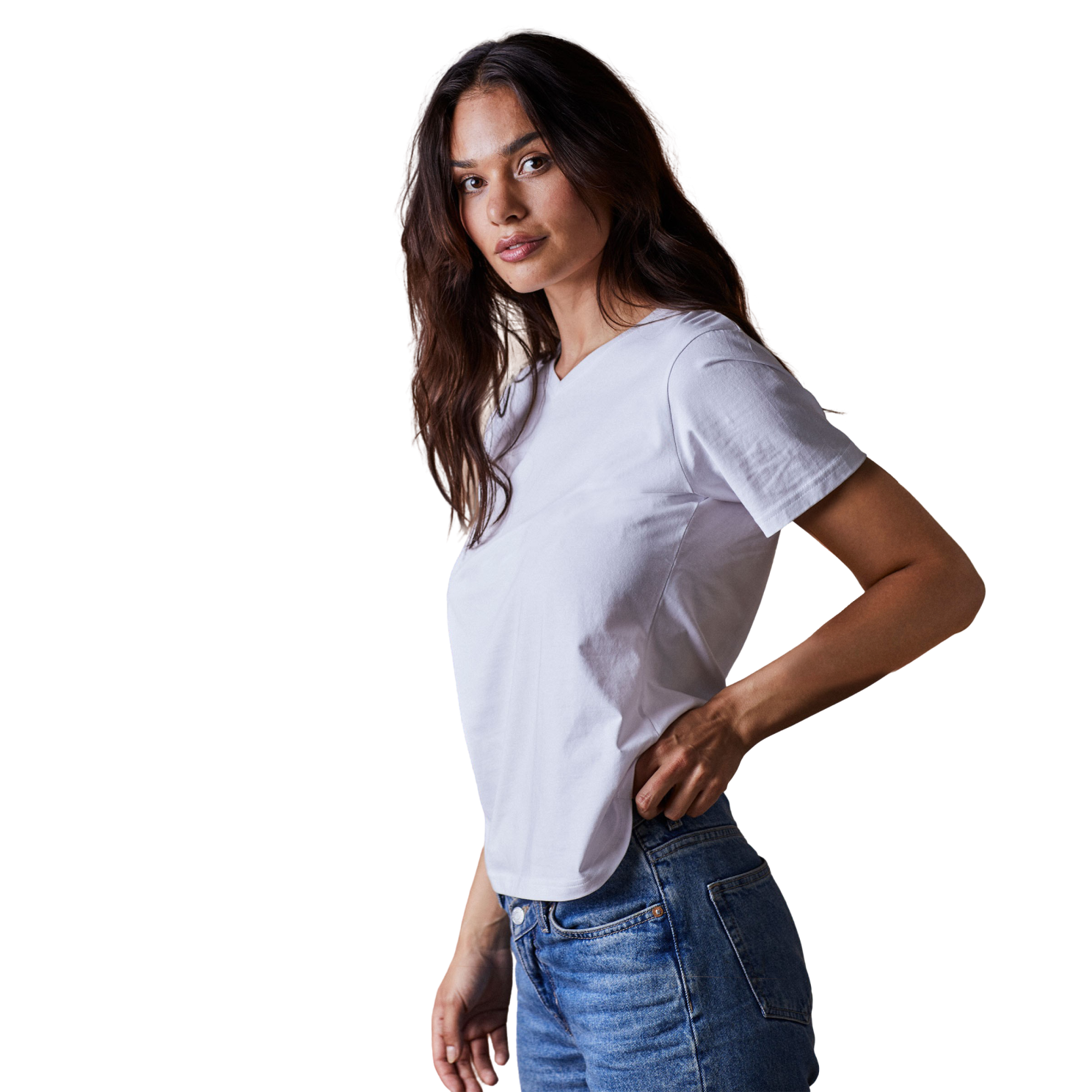 Dame T Shirt   White   2 fra Norvig