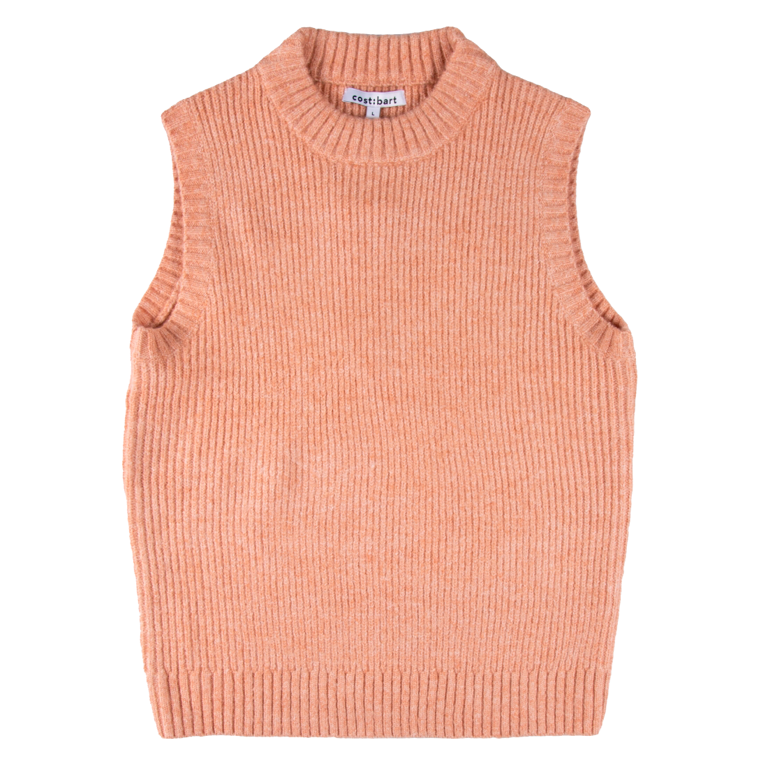 Pige Strikvest   Cameo Brown   164 fra Cost:bart