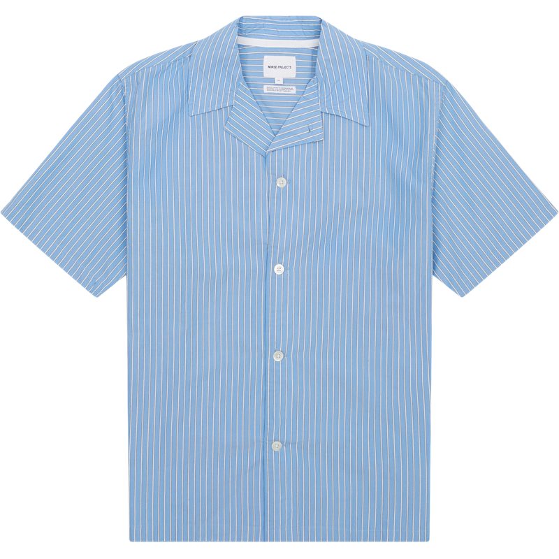 Mads Poplin Stripe N40 0831 Skjorter fra Norse Projects