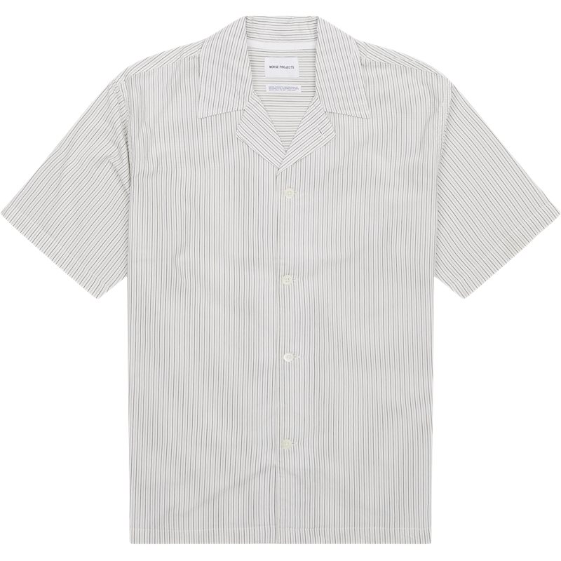 Mads Poplin Stripe N40 0831 Skjorter fra Norse Projects
