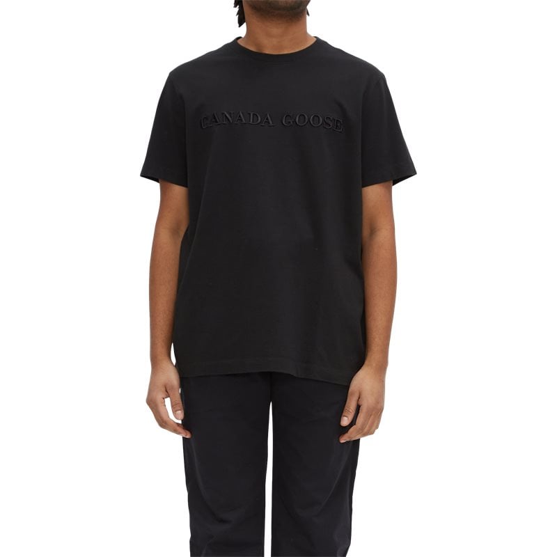Regular Fit Emersen T Shirt Embroidered 1420m2 T Shirts fra Canada Goose
