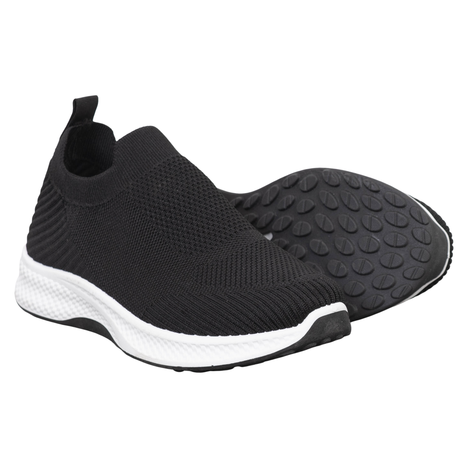 Dame Sneakers   Black   38 fra Walkway