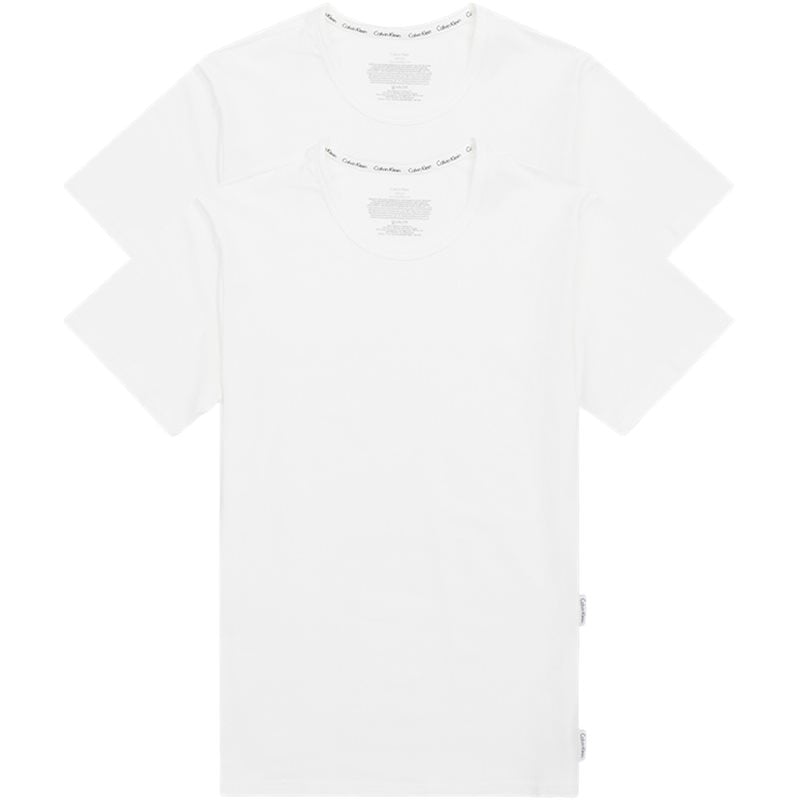 2 Pak Rundhalset T Shirt fra Calvin Klein