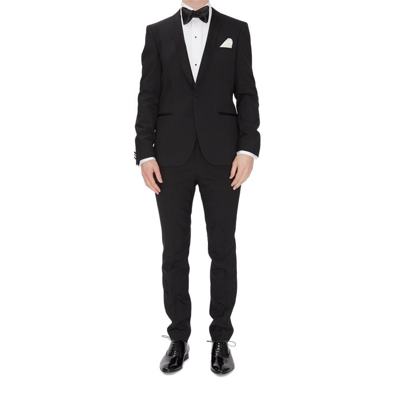 Plisse Black Tie Skjorte fra Eton