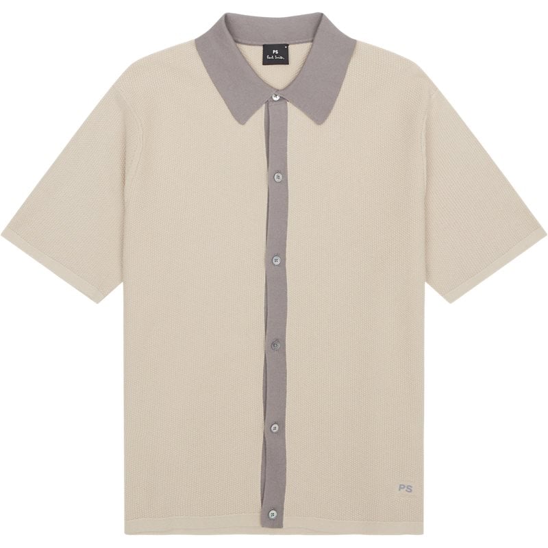 Knitted Contrast Skjorte fra Ps By Paul Smith