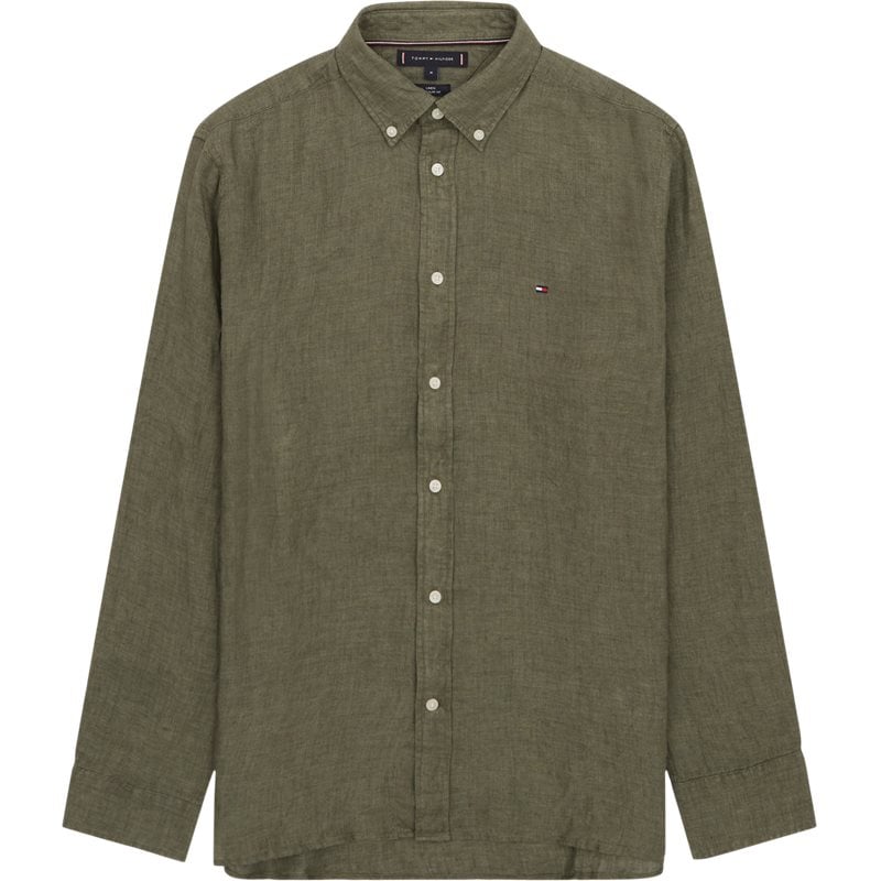34602 Pigment Dyed Li Solid Rf Shirt Skjorter fra Tommy Hilfiger
