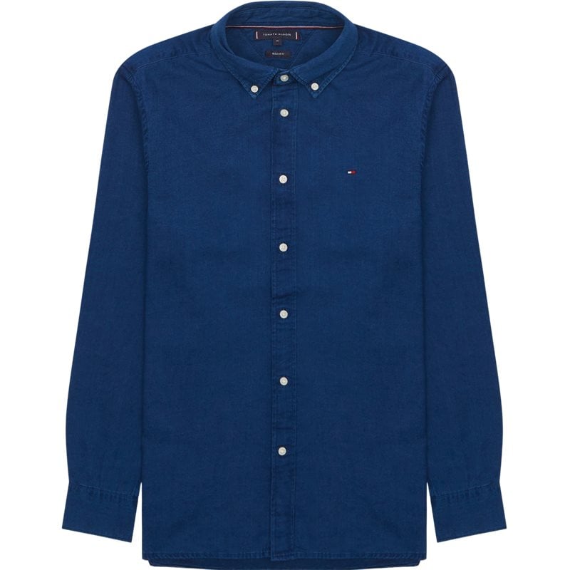 38134 Chambray Rf Shirt Skjorter fra Tommy Hilfiger