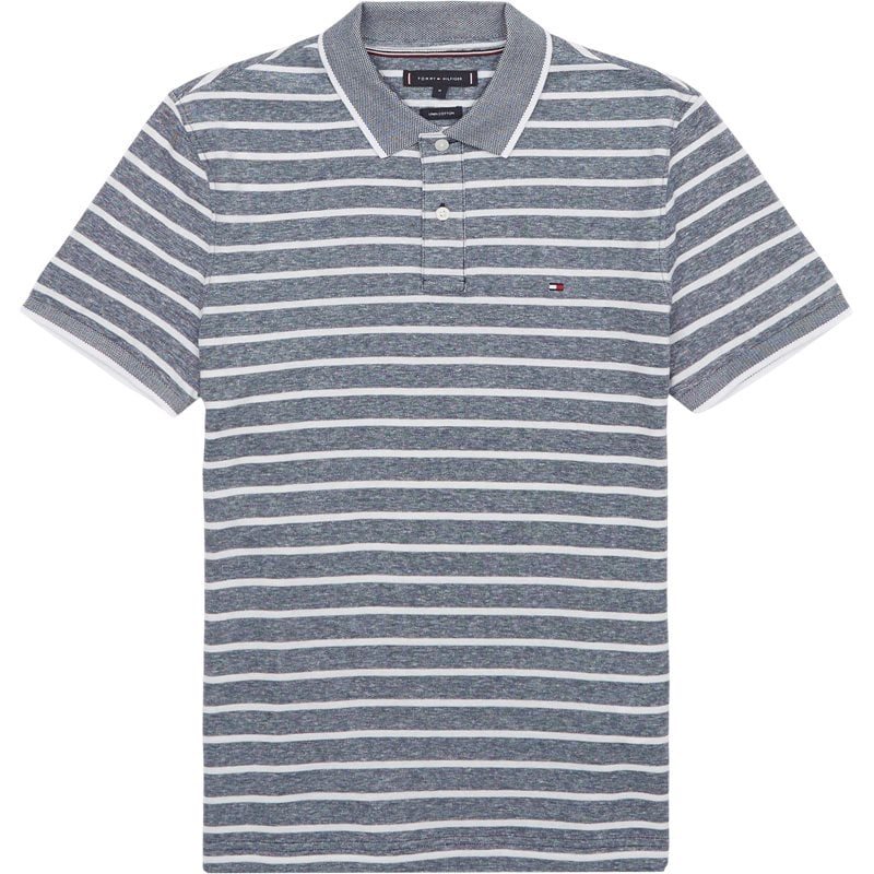 33140 Linen Pique Reg Polo T Shirts fra Tommy Hilfiger