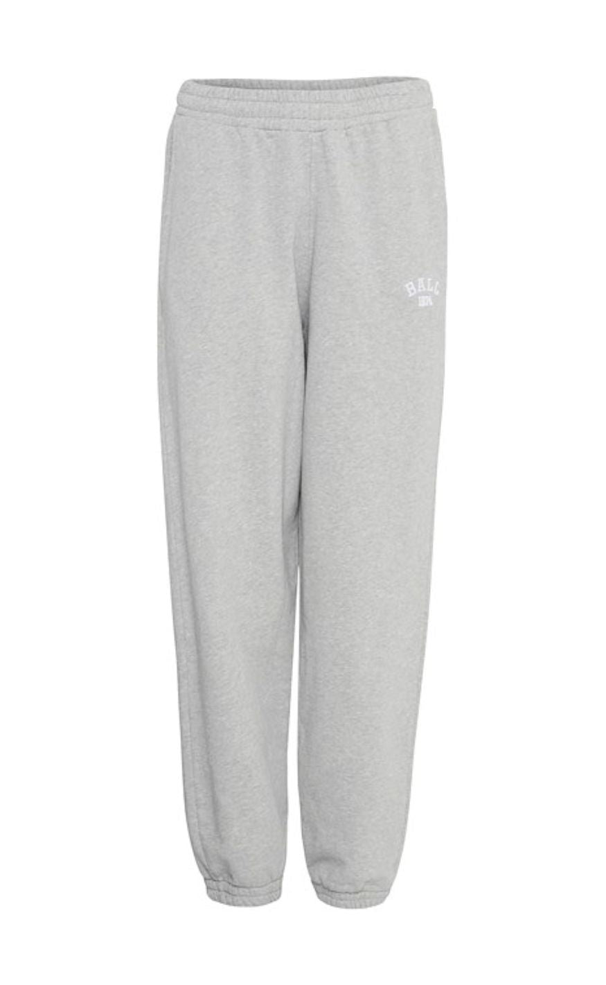 Bukser   Johnson   Medium Grey Melange fra Ball Original
