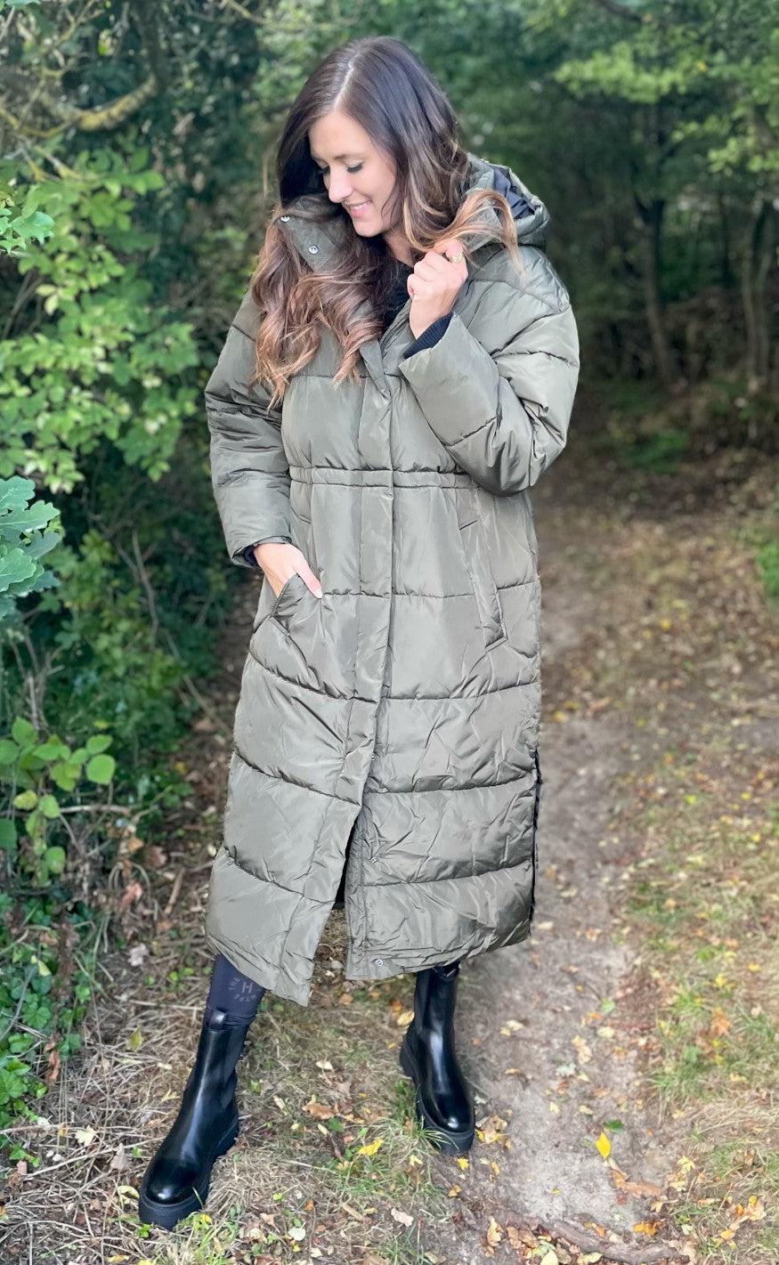 Jakke   Dagmar Coat   Dark Army fra Basic Apparel