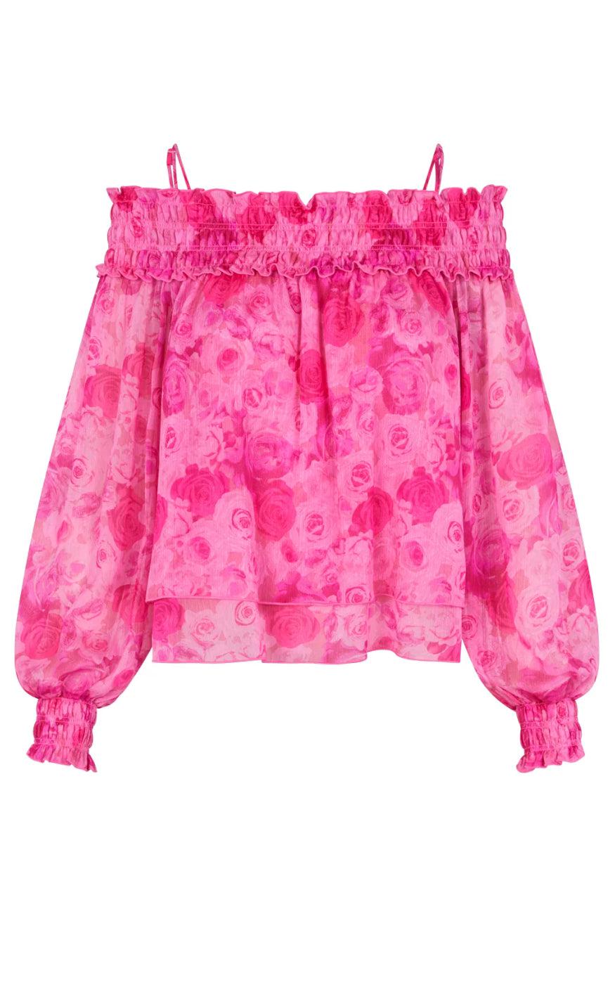 Bluse   Sierra   Pink Rosegarden fra Cras