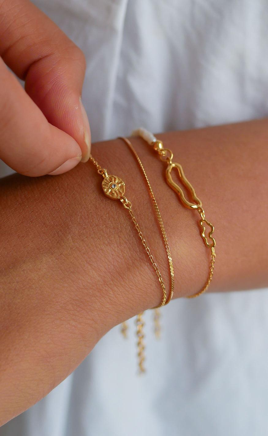 Armbånd   Mini Esma   Gold Colour fra Enamel Copenhagen
