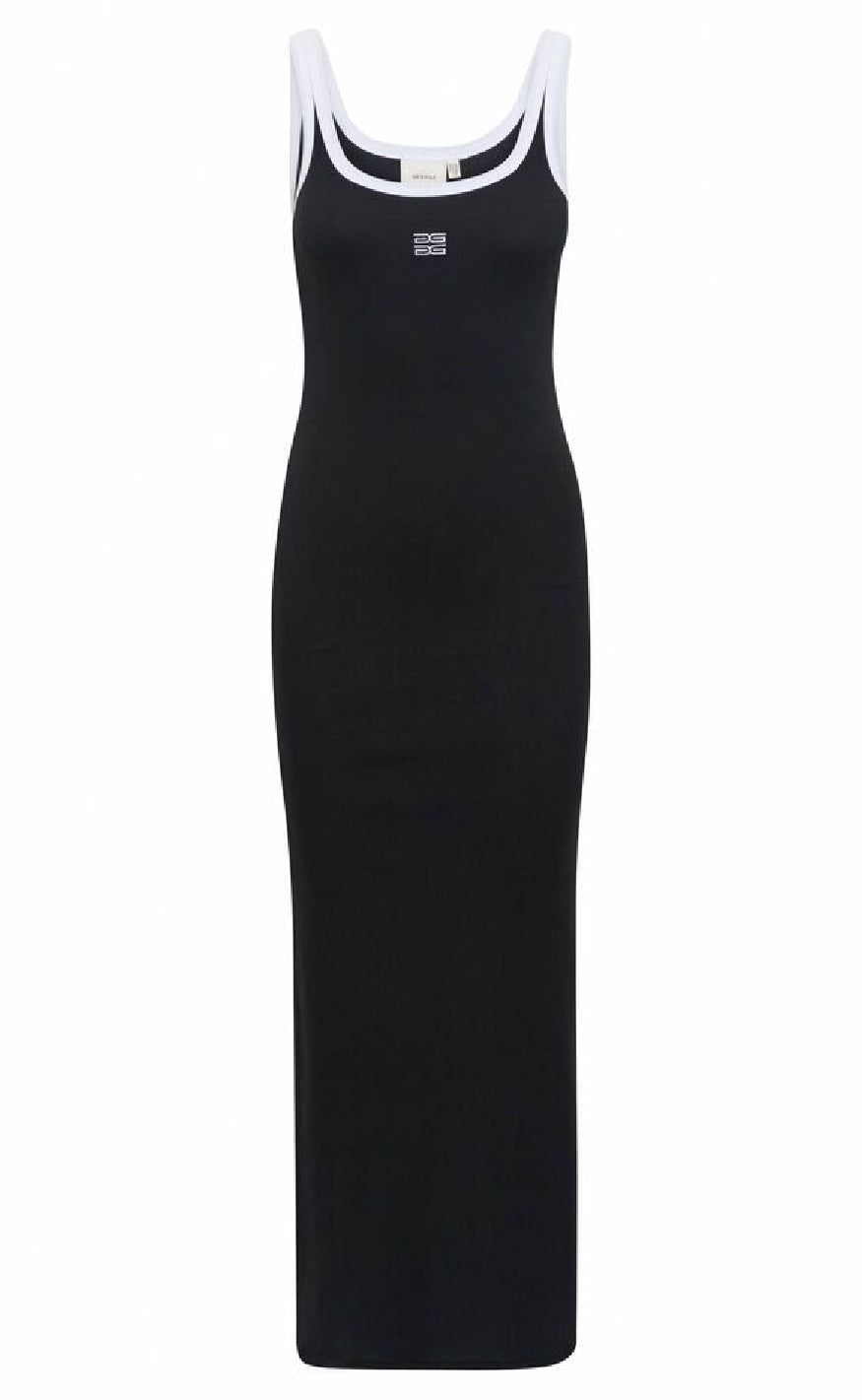 Kjole   Drew Contrast Logo   Black fra Gestuz