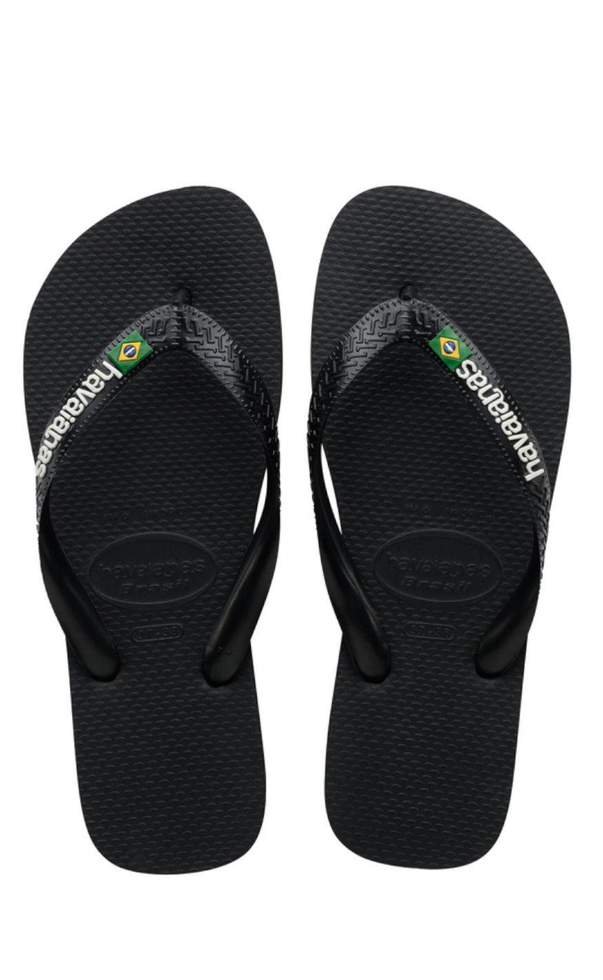 Klipklappere   Brasil Logo   Black fra Havaianas