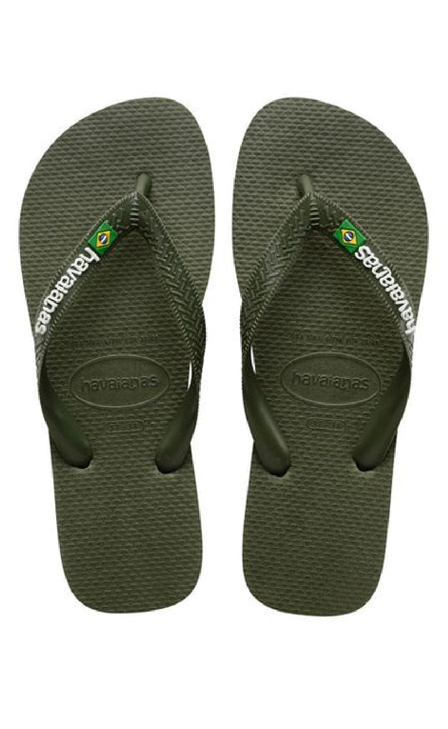 Klipklappere   Brasil Logo   Green fra Havaianas