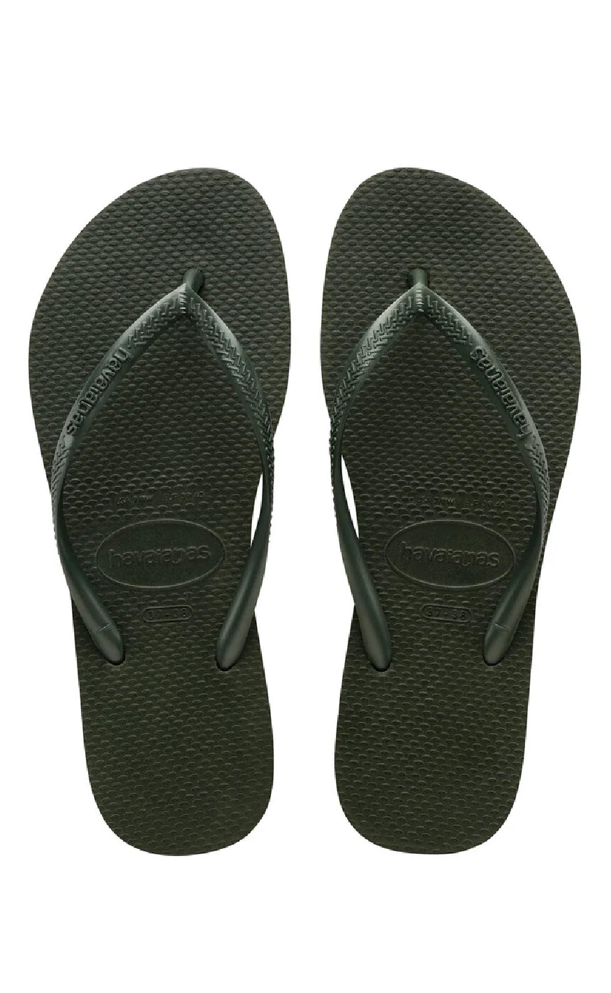 Klipklappere    Slim   Olive Green fra Havaianas