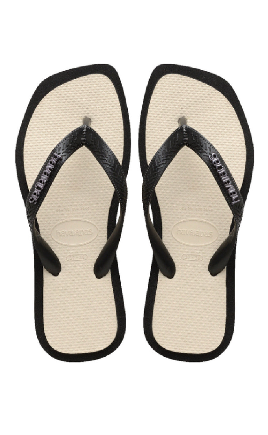 Klipklappere   Top Square Fusion   Black fra Havaianas